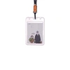 Factory direct sales student ID card holder 1.5 leather thread one-piece woven flower large card employee work ID card, public transportation card ID card holder Application Scenario